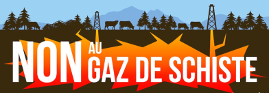 Non au gaz de schiste